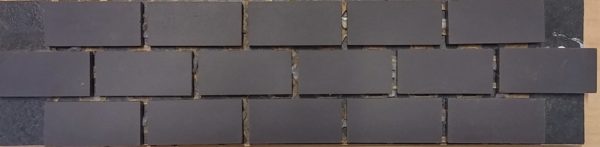 WINC MOSAIC BLACK BRICKBOND 2.3X5-SQM