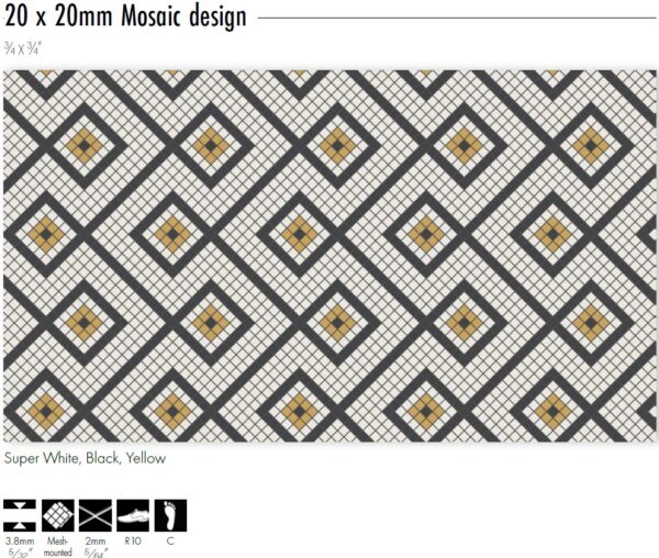 WINCKELMANS TILES MOSAIC DESIGN 2X2 - SQM - Image 7